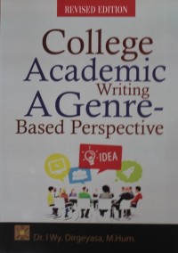 Image of College Academic Writing A Genre Based Perspective