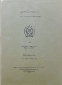 Image of Kumpulan Makalah : Filsafat Hukum Islam