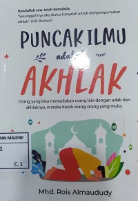 Image of Puncak Ilmu adalah Akhlak